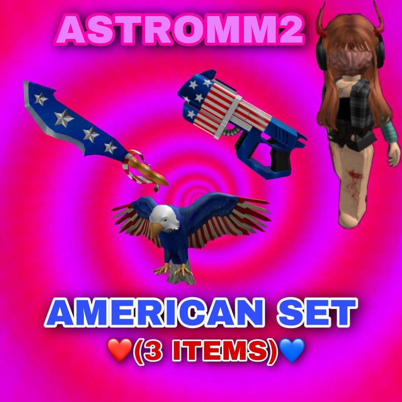 AMERICAN SET W/ Pet Mm2 Roblox Muy barato Leer detalles - Etsy México