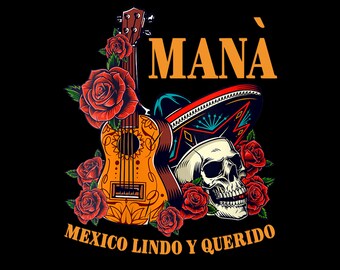 Retro Mexican Independence Mana 2023 Mexico Lindo Y Querido Digital PNG, Halloween PNG, Commercial Use, Instant Download, Trendy Life