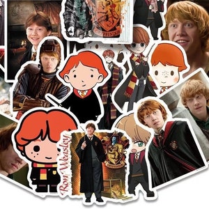 50pc HP Magic Academy Stickers Rupert Grint Wizarding World School of Magic Series