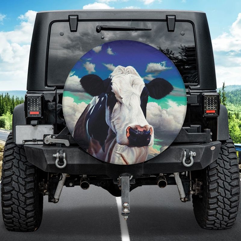 Cow Spare Tire Cover
