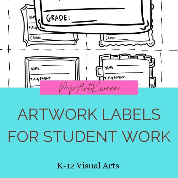 Artwork Labels Etsy