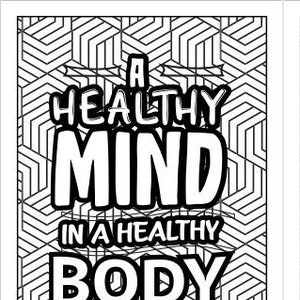 25 Motivational Quotes, Coloring pages pdf, digital download