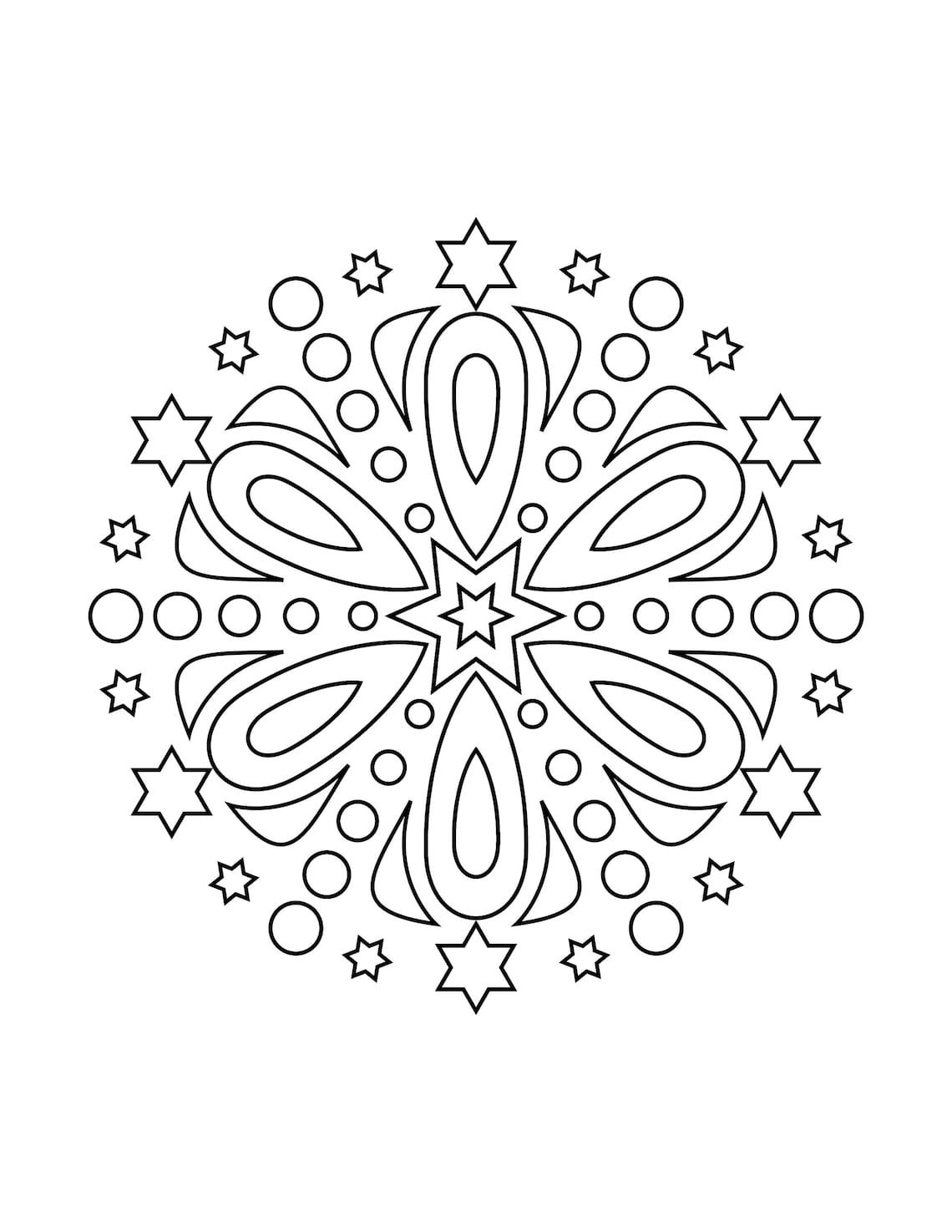 20 Mandala for KIDS, Coloring Pages Pdf, Digital Download - Etsy