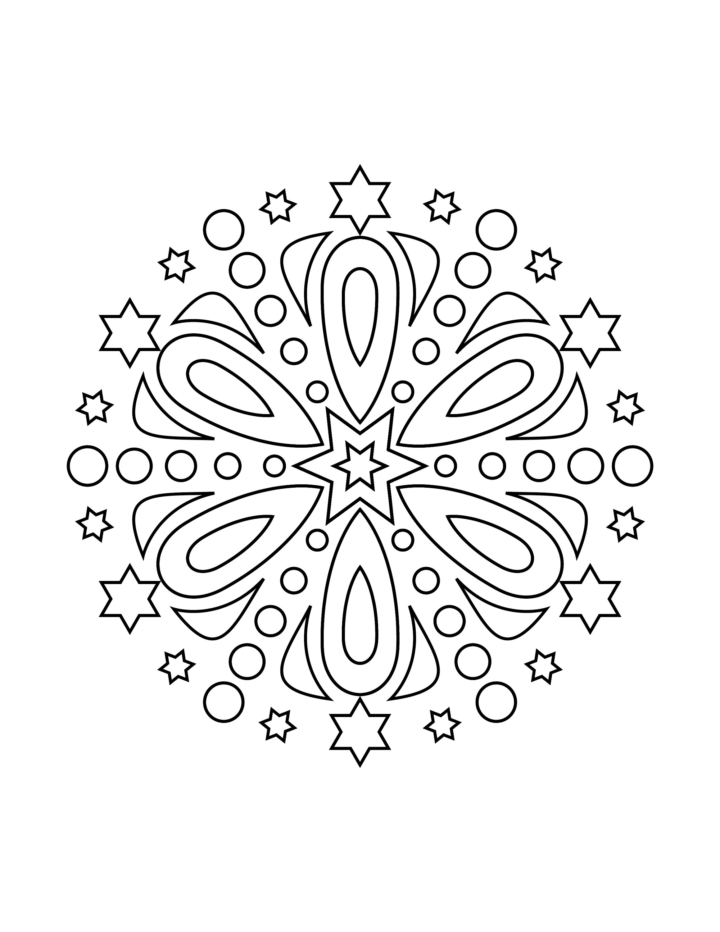 20 Mandala for KIDS, Coloring Pages Pdf, Digital Download - Etsy