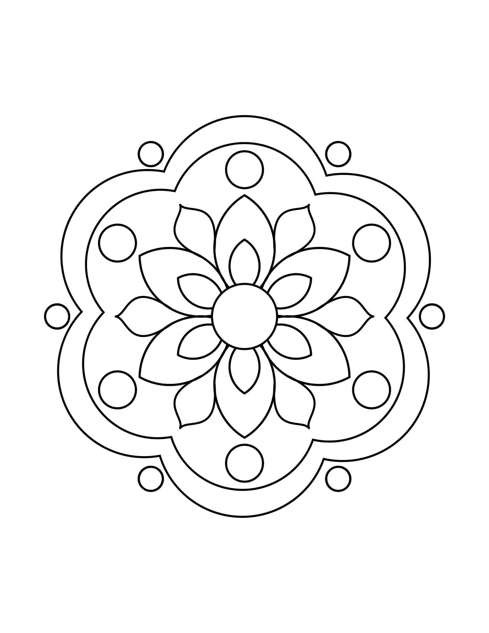 20 Mandala for KIDS, Coloring Pages Pdf, Digital Download - Etsy