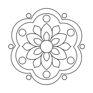 20 Mandala for KIDS, Coloring pages pdf, digital download