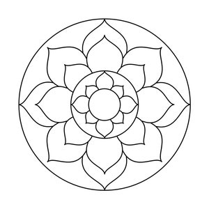 20 Mandala for KIDS, Coloring pages pdf, digital download