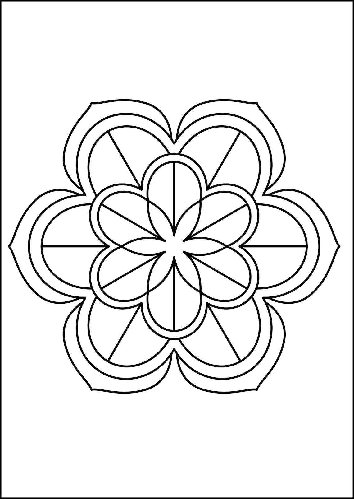 25 Mandala for KIDS, Coloring Pages Pdf, Digital Download - Etsy