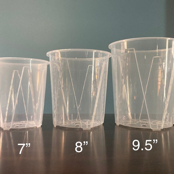 Clear Nursery Pots Etsy