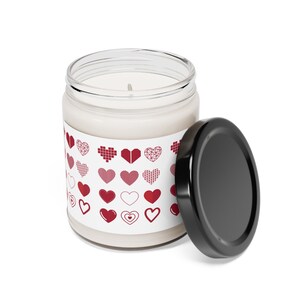 Romantic Scented Soy Candle Hearts: Long-Lasting Eco-Friendly Gift