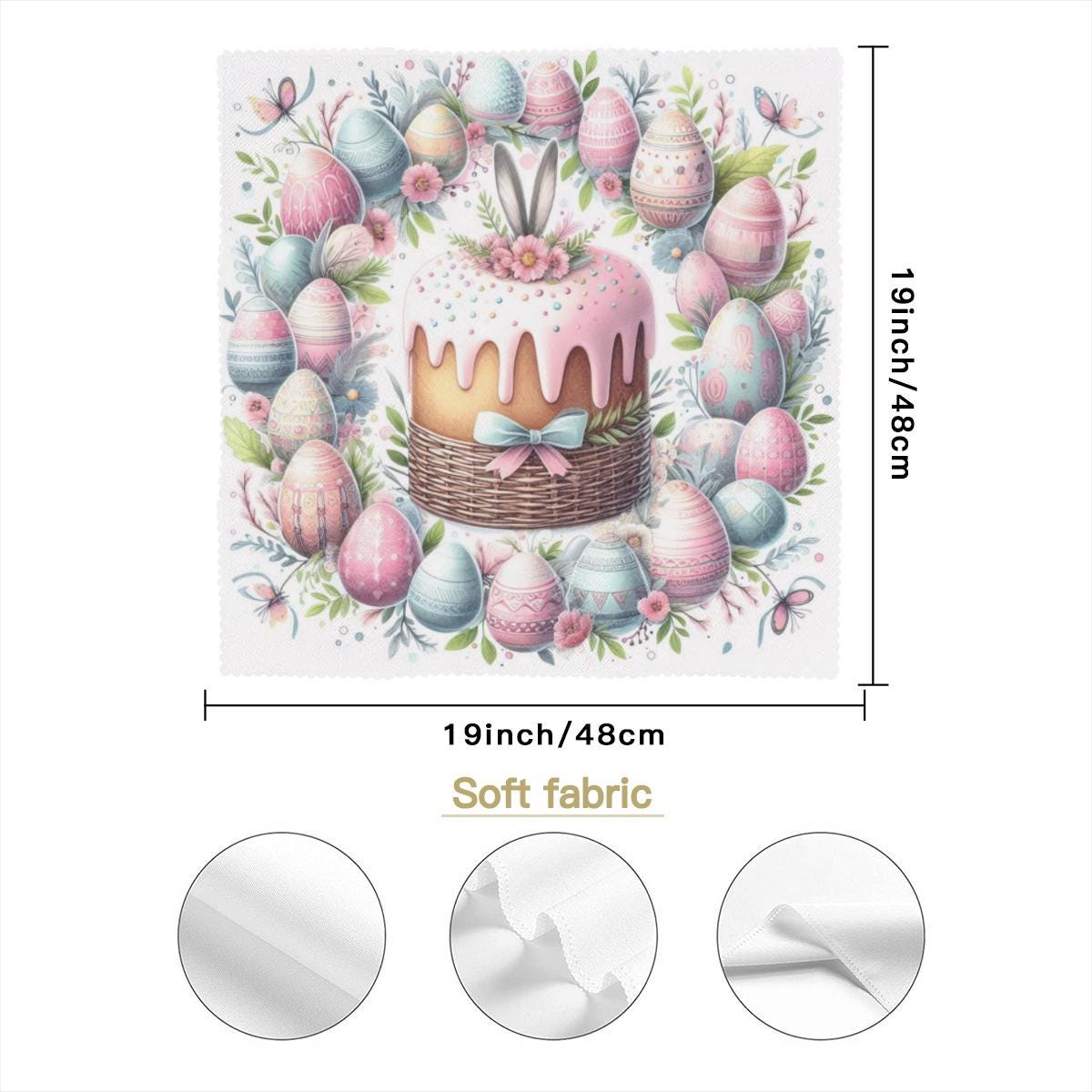 Pasen Tafeldecoratie Set Paashaas Tafelkleed Met 20x Servetten   Tafelversiering Pasen   Feesttafelkleden