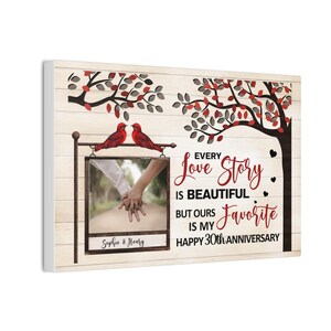 Canvas Stretched Wall Art, Anniversary Gift, Love Home Decor, Wedding Celebration Picture, Gallery Wrapped Canvas, Romantic Wall Hanging