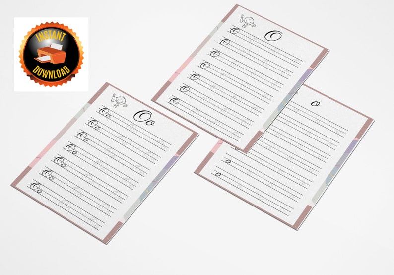 Printable Cursive Handwriting Worksheets, Upper and Lower Case Cursive ...