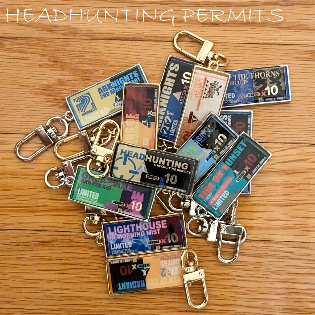 Buy 3 Get 1 Free Arknights Headhunting Permits Etsy
