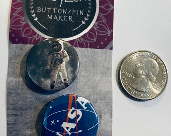 Botones del hombre lunar