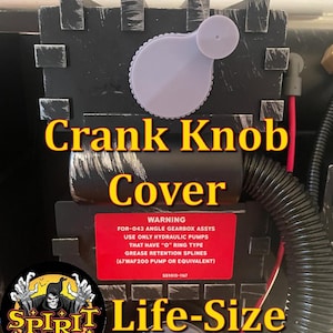 Crank Knob Cover upgrade for Spirit Halloween Life Size Ghostbusters Proton Pack