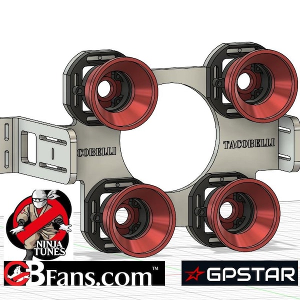 Mocowanie płyty głównej Ghostbusters Proton Pack Cyclotron Lighting – POBIERZ CYFROWO