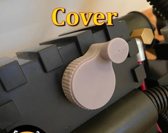 Spirit Halloween 80% Ghostbusters Proton Pack Raytheon Crank Knob Cover-upgrade
