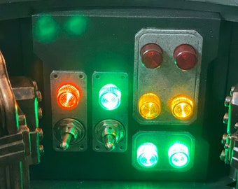 HasLab Spenglers Proton Pack inside cyclotron switch plate replacement