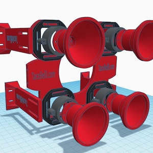 Ghostbusters Proton Pack Zyklotron Beleuchtung Hauptplatinenhalterung – DIGITALER DOWNLOAD