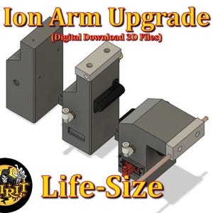 ION Arm 3D Print Files for Spirit Halloween Life Size Proton Pack DIGITAL DOWNLOAD
