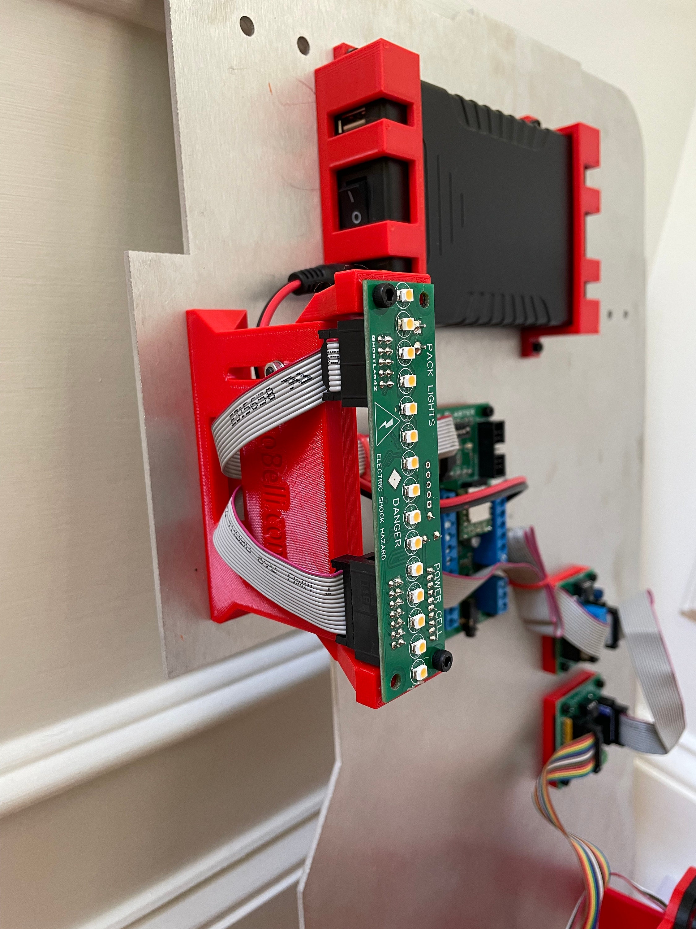 Ghostbusters Proton Pack Powercell Lighting Motherboard Mount Etsy