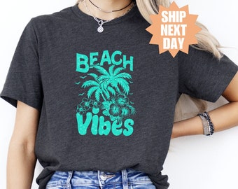 Beach Party TShirt, Strand Vibes T-Shirt, Strand T-Shirt, Urlaubs Shirt, Sommer Vibes T-Shirt, Sommer Vibes Shirt für Frauen, Strandleben Shirt
