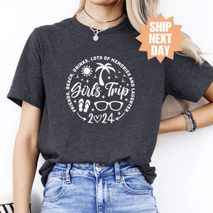 Vacay Mode Shirt, Matching Girls Trip Shirt, Girls Trip 2024 Shirt, Girls Vacation Shirt, Girls Weekend Trip Shirt, Best Friend Gift T-Shirt
