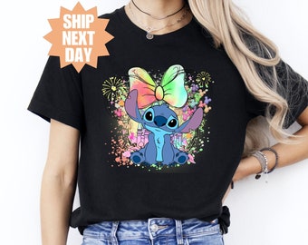 Camiseta de Stitch de Disney, camiseta de Stitch, camiseta de Disneyland, camiseta de Disney, familia de Disneyworld, camiseta de Stitch de Disneyworld, camiseta de Stitch de Disneyworld