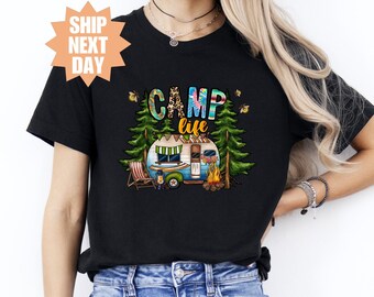 Camp Group Shirts, Camp Life Shirts, Life Is Better Around The Campfire Shirt, Funny Camping Shirt, Hiking Lover Shirt, Girls Weekend Shirt