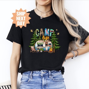 Camp Group Shirts, Camp Life Shirts, Life Is Better Around The Campfire Shirt, Funny Camping Shirt, Hiking Lover Shirt, Girls Weekend Shirt