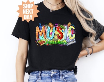 Music Teacher Gift, Music Teacher Shirt, Music Education Shirt, Musical Note Shirt, Music Teacher Appreciation, Music Shirt, Teacher Shirt