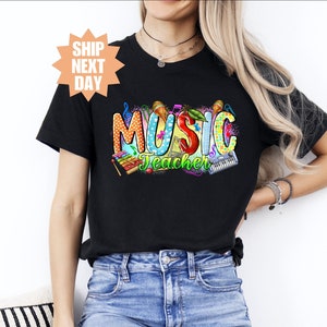 Music Teacher Gift, Music Teacher Shirt, Music Education Shirt, Musical Note Shirt, Music Teacher Appreciation, Music Shirt, Teacher Shirt