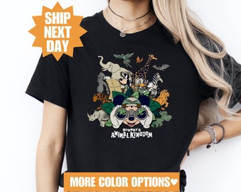 Disney Animal Kingdom T-Shirt, Micky und Minnie Safari T-Shirt, Disney Safari Trip Shirt, Wildnis T-Shirt, Vintage Animal Kingdom Geschenk