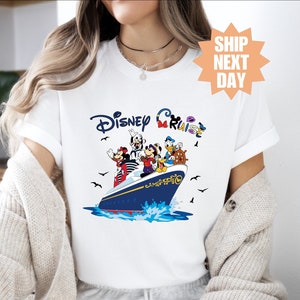 Regalos para los amantes de Mickey Mouse, camiseta de vacaciones en crucero de Disney, camiseta de viaje a Disney, camiseta del capitán Mickey Mouse, camiseta de crucero de Disney, camiseta de Disney