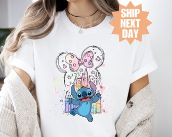 Disney Magic Kingdom Stitch Shirt, Disney Stitch Shirt, Cute Disney Stitch T-Shirt, Stitch Shirt, Disneyland Shirt, Stitch And Lilo T-Shirt