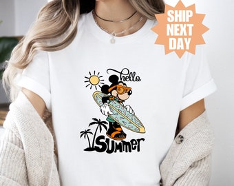 Vacation Crewneck Shirt Gift, Summer Mom Shirt, Hello Summer Shirt, Summer Vibes Shirts, Ocean T-Shirt, Surf Lover Shirt, Disneyworld Shirts