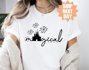 Disney shirt voor familie, Disney shirts vrouwen, Disney shirts, Disney Magical, familievakantie shirt, Disney World shirt, Disney kasteel shirt