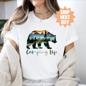 Camper T-shirt, Camping Life Shirts, Camp Group Shirts, Adventure Shirt, Happy Camper Shirt, Camper Shirt, Camping Group, Funny Camper Shir
