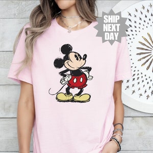 Disney Classic Mickey Mouse Pose T-Shirt, Disneyland Holiday Vacation Shirt, Disney Retro Shirt, Disneyworld T-Shirt, Vintage Mickey T-Shirt