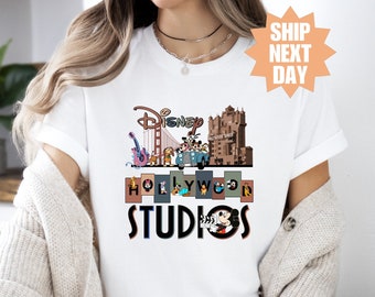 Camiseta de viaje familiar, camiseta de Disney Hollywood Studios, camiseta de viaje a Hollywood Studios, linda camiseta de vacaciones familiares en Disney, camiseta de Hollywood Studios