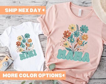 Mama Mini Shirt, Matching Mommy and Me Shirt, New Mom Shirt, Mama Mini Matching Shirt, Mama Shirt, Mother and Daughter Outfits, Mini T-Shirt