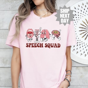 Speech Therapist Shirt, Speech Language Pathologist T-Shirts, Therapy Squad Cute Shirt, Speech Therapy, Speech Teacher, Pathologist T-Shirt