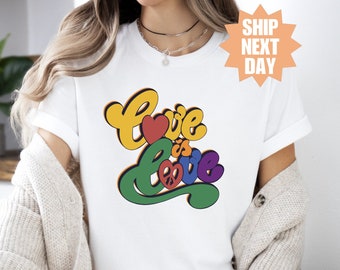 Comfort Colors Shirt, Love is Love Shirt, Pride Shirt, Kindness Shirts, LGBTQ Support T-Shirt, Equality Shirts, Gay Pride Shirt, LGBT Outfit