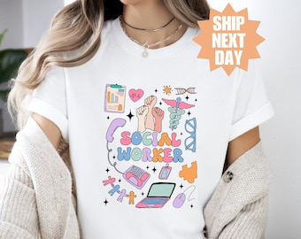 Geschenk für Sozialarbeiter, niedliches Sozialarbeiter Shirt, Sozialarbeiter Shirt, Sozialarbeiter Wertschätzung Shirt, Schulsozialarbeiter, Sozialarbeit
