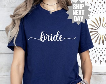 Bride Squad Shirt, Engagement Shirt, Honeymoon Shirt, Wedding T-Shirt, Bridal Shower Gift, Retro Bride Shirt, Bridesmaid, Gift for Bride