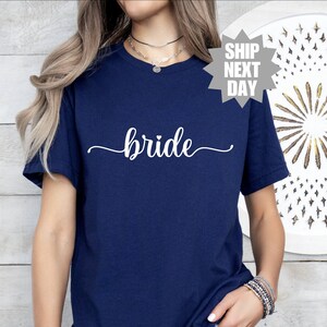 Camiseta de escuadrón de novias, camiseta de compromiso, camiseta de luna de miel, camiseta de boda, regalo de despedida de soltera, camiseta retro de novia, dama de honor, regalo para novia