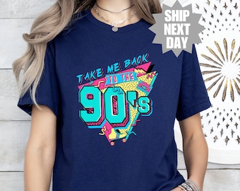 Bring mich zurück in die 90er Jahre Shirt, 90er Jahre Party Shirt, 90er Jahre Geburtstagsgeschenk, 90er Jahre Throwback-Shirts, Retro 90er Jahre T-Shirt, 90er Jahre Shirt im Vintage-Stil