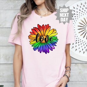 Human LGBT T-Shirt, Daisy Pride Shirt, Pride Love Shirt, LGBTQ Pride T-Shirt, Liebe ist Liebe Shirt, Pride Month T-Shirt, Gleichheit T-Shirt