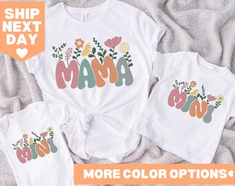 Mama Mini Shirt, Matching Mommy and Me Shirt, New Mom Shirt, Mama Mini Matching Shirt, Mama Shirt, Mother and Daughter Outfits, Mini T-Shirt